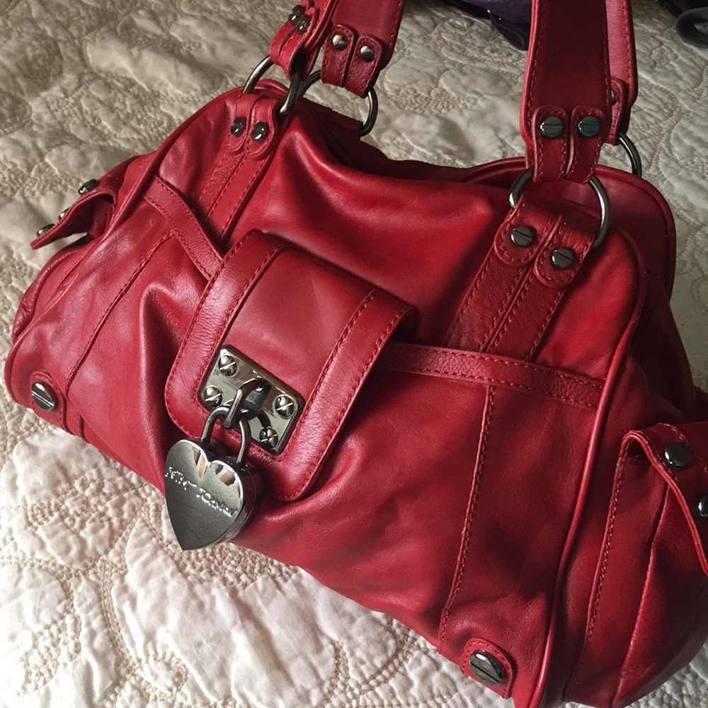 Red Betsey Johnson Bag